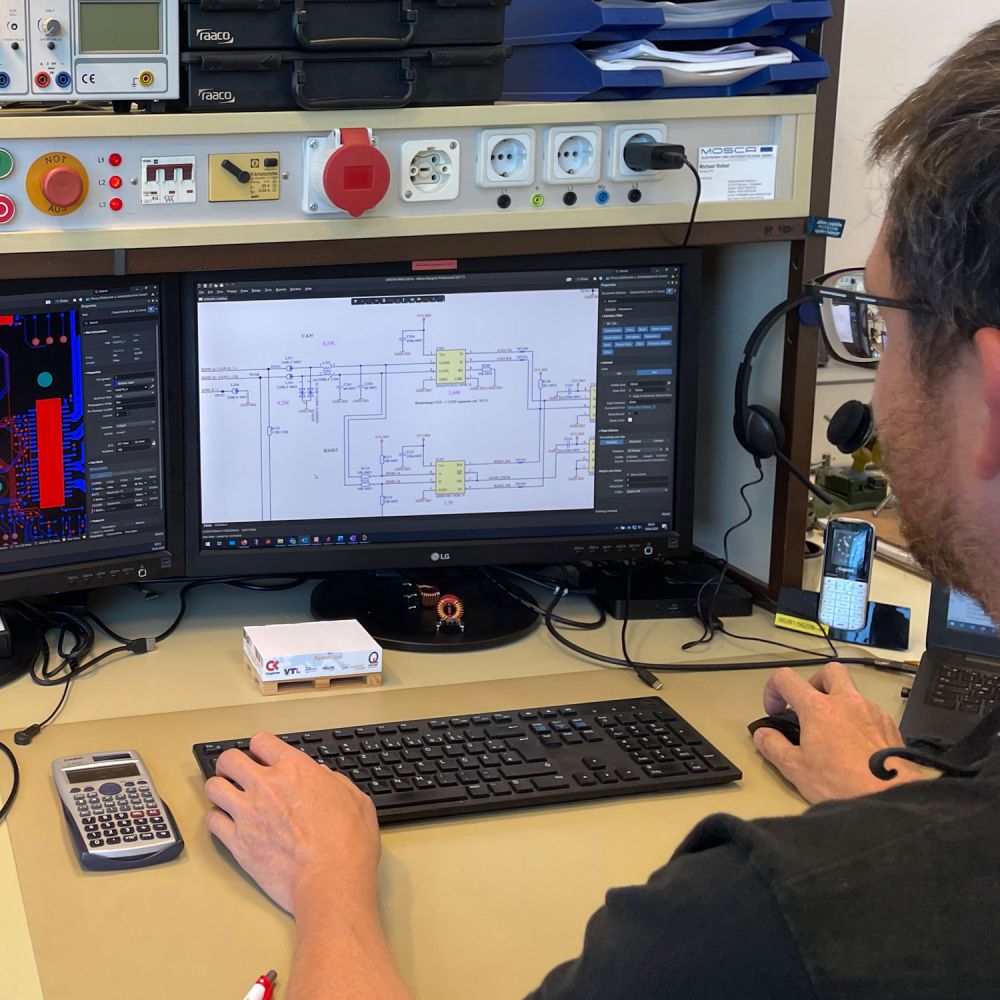 Entwicklung bei MOSCA ELEKTRONIK